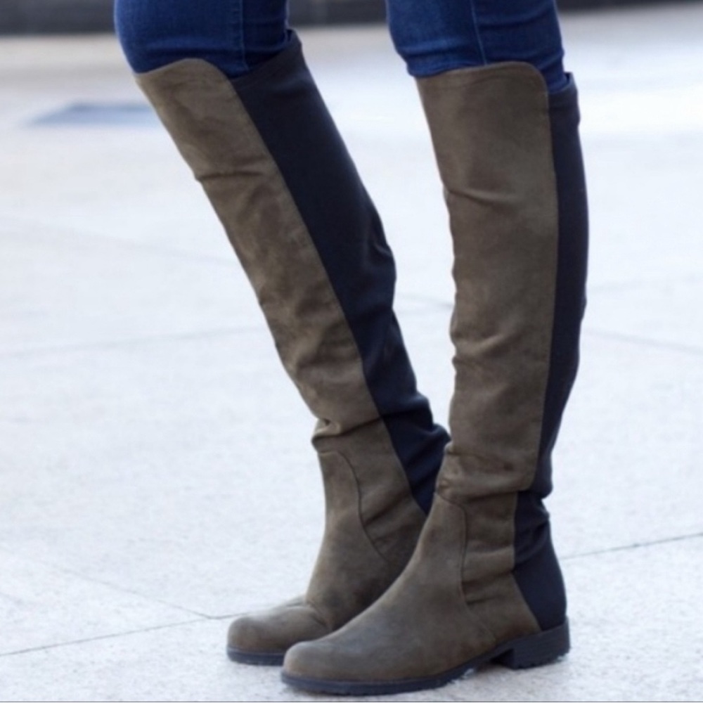 Unisa Gillean Over-the-Knee Boot Green, size 8.5.